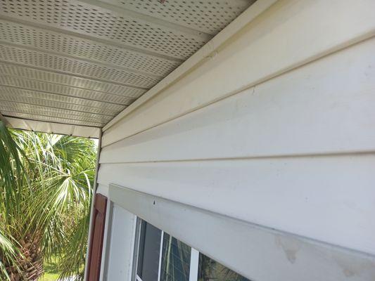 After photo of home siding repair.