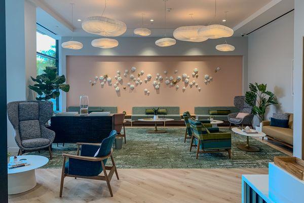 Interior: One Medical: Arlington - Rosslyn lobby