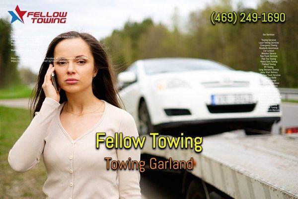 tow truck garland