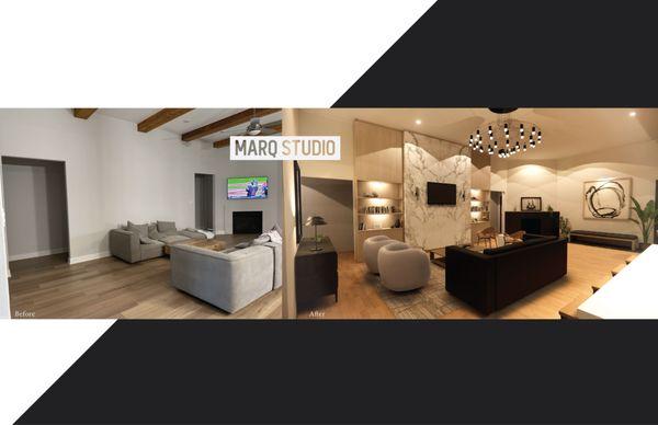 New home owner? Not sure what to do with your space? Marq Studio is an expert in interior visualization!