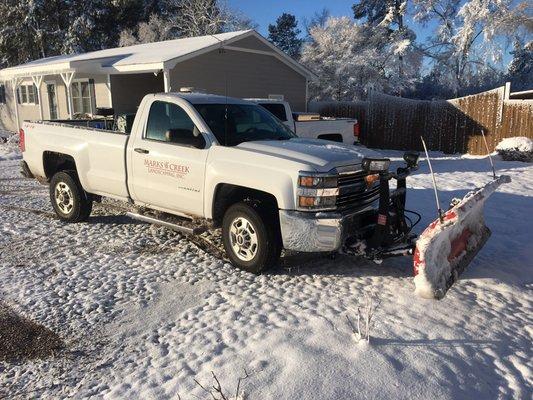 Snow plowing/removal services