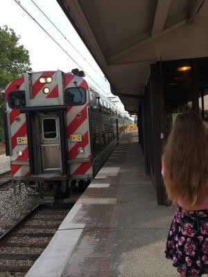 Metra at University Park Station near Chicago