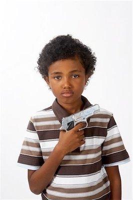 Kid with gun