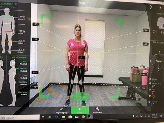 3D posture analysis