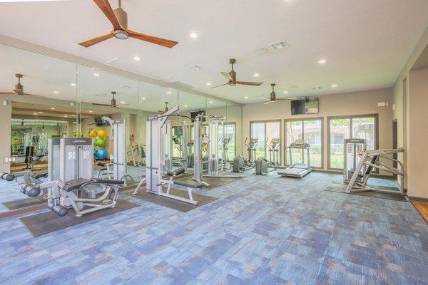 Lodge at Cypresswood Apartments fitness center