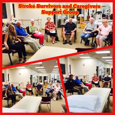 Chapin Rehabilitation Clinic Stroke Survivors and Caregivers Support Group! Meet the first Tuesday night of each month.