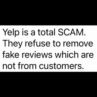 Yelp is a total scam. They refuse to remove fake reviews which are not by actual customers.