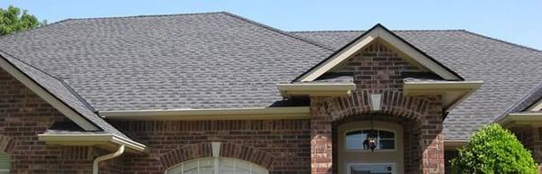 A residential roofing job in the Oklahoma City metro.