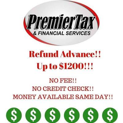 CASH ADVANCE ON YOUR REFUND UP TO $1200!