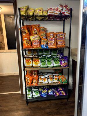 Freshest CHIPS and SNACKS at a reasonable PRICE! No Service fee for CARD USE!