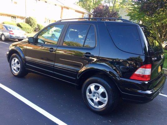 2002 MB ML320. Pro-Buff got this looking showroom new!   It even has that new smell too!