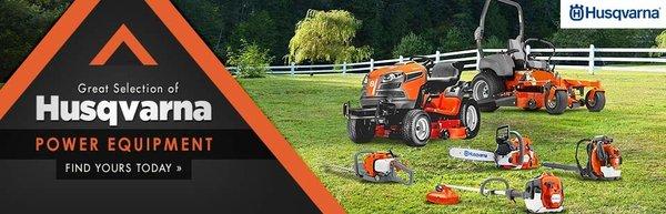 We are your Husqvarna Dealer! Stop in to see our wide selection of inventory!