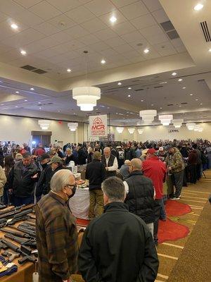 Gun Show in the ballroom of the Hilton Garden Inn!!