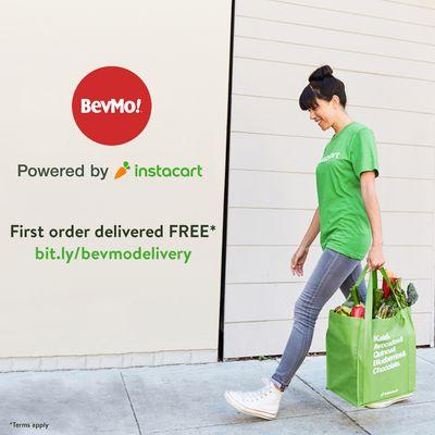 Free delivery on your first order* in as little as 1 hour. Visit the link provided on the image to redeem your Free delivery.