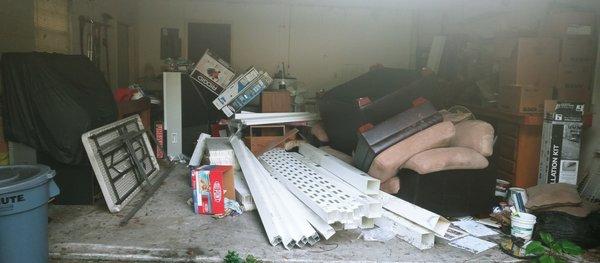 Garage junk removal.