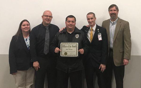 Officer of the Month- February 2018