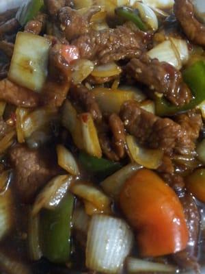 Spicy pepper steak