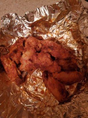 Soggy "buffalo" wings