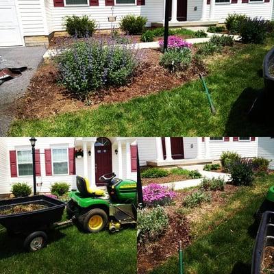 Flower Bed Edging May 2016