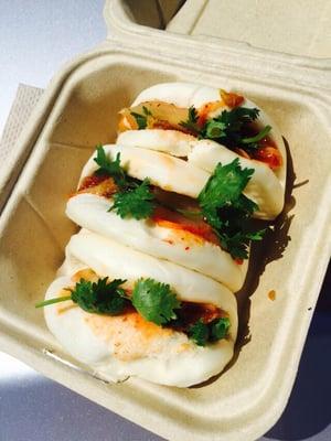 Beef & Kim Chee Bao (beef buns) ($5) will soften the heart of even the most salty of men.