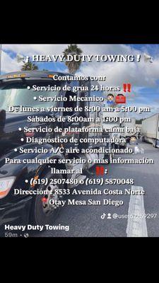 Servicio de mecánico general