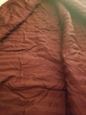 This is my dry cleaned comforter. I am really glad I spent $15 to get this done to it.