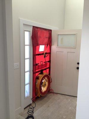 Blower Door Test