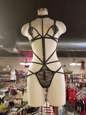 Sexy strappy teddy by new brand Bluebella available at Ogden only!