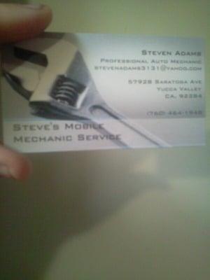 Steve's Mobile Mechanic Service