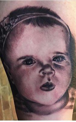 Baby portrait. This took about two hours.