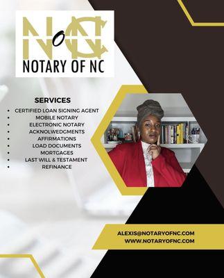 Services at Notary of NC