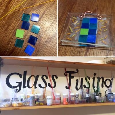 I attended the beginners Glass Fusion class today and highly recommend it!