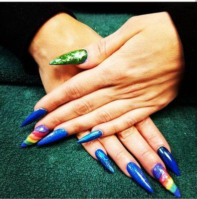 Stiletto nails