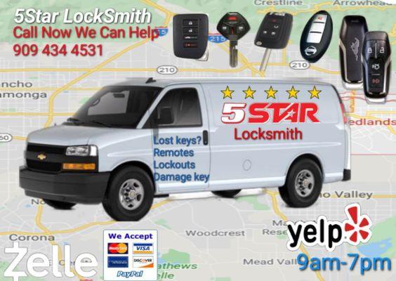 5Star LockSmith Business card digital