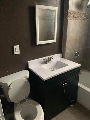 Full bathroom renovation