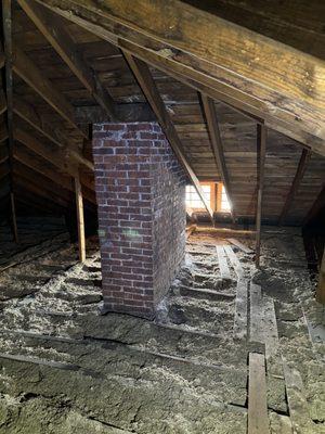 Chimney of a 100 year old home