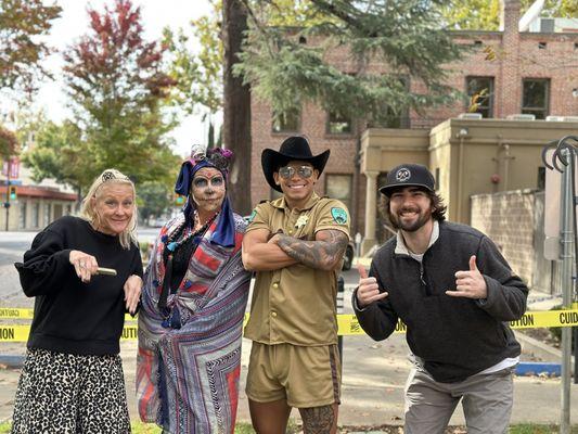 ChicoStart staff in their Halloween costumes.