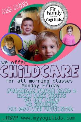 We offer quality childcare!