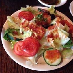 Small house salad with our homemade dressing sundried tomato vinaigrette