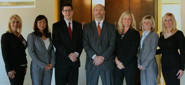 Our legal staff prior to the addition of our two most recent lawyers.