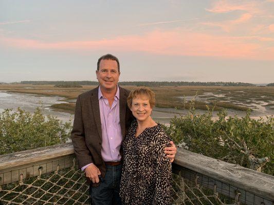 Mark Rovere, builder and owner of Action Builders Inc., with his wife, Diane.