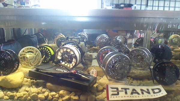 Reel Brands include: 3-Tand, Orvis, TFO, Aspen, Shu Fly.