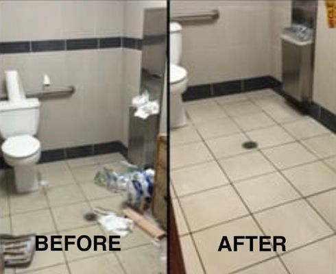 Commercial Cleaning: Before & After