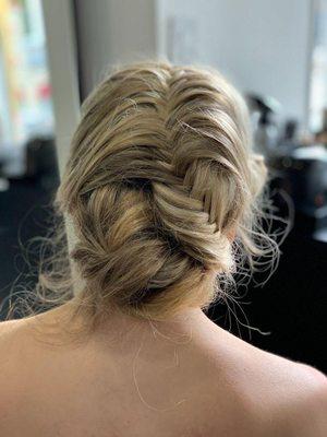 Super soft & sexy fishscale updo.