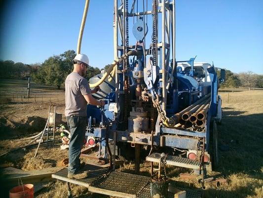 Stevens Drilling.  Hard at work.