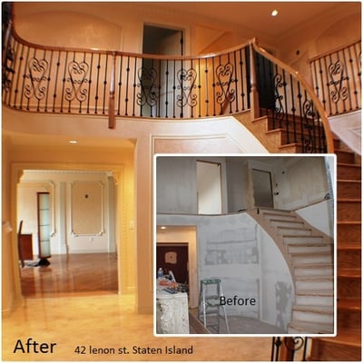 Stairs Before and After