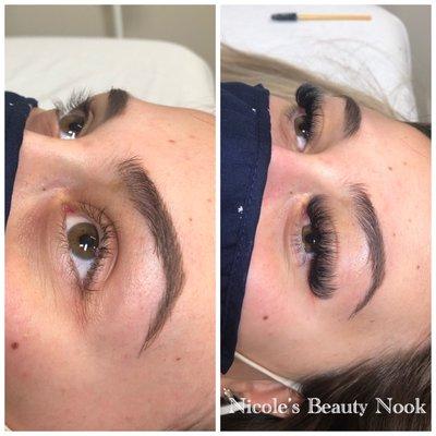 Volume set of Eyelash extensions