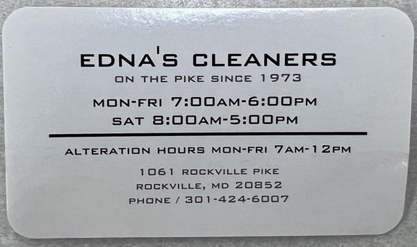 Edna's Cleaners