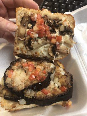 Eggplant sandwich (1/2 sandwich)