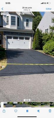 Asphalt driveway